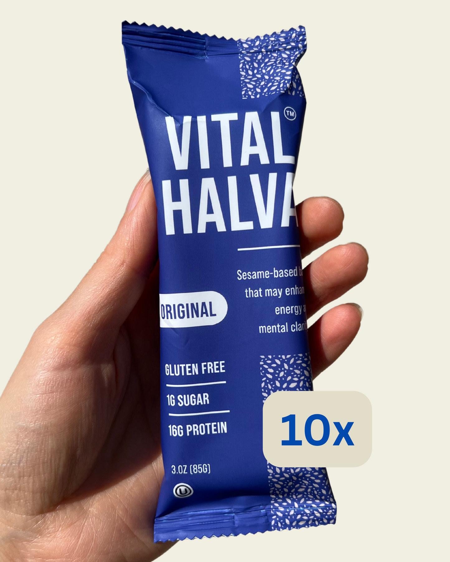 Vital Halva image, 1 case (10 x 2.3oz bars)