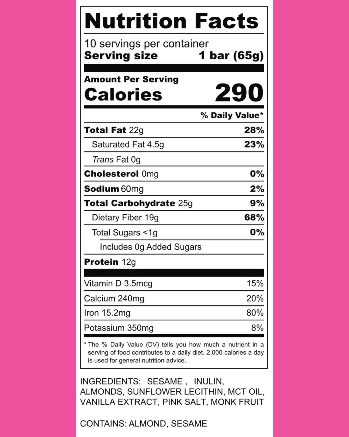 New Flavor: Pink Salt (10 bars)